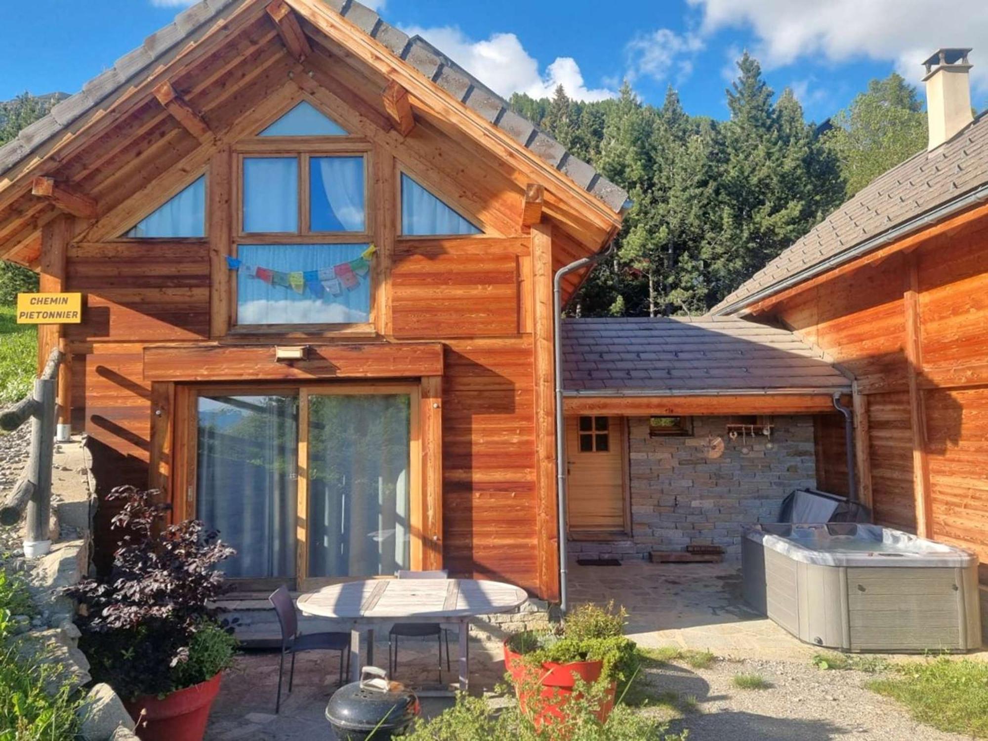 Chalet 6 Pers Avec Spa, Terrasse Plein Sud A Saint-Michel-De-Chaillol - Fr-1-393-22 Exterior foto